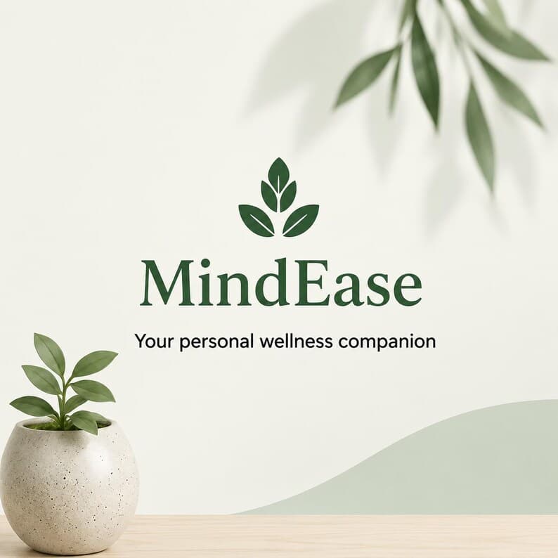 MindEase private wellness and reflection app